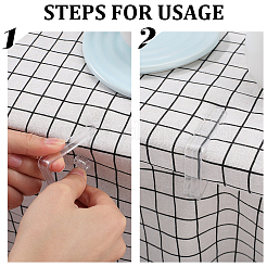 46 шт. пластиковые противоскользящие зажимы для скатерти&nbsp;AJEW-CN0003-64A-02