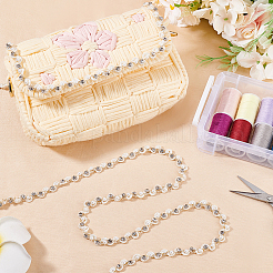 4 ярд полиэстеровой волнистой кружевной ленты OCOR-PH0004-78A