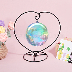 Сердце железное воздушное растение держатель для цветочного горшка подставка для дисплея орнамент ODIS-WH0025-166