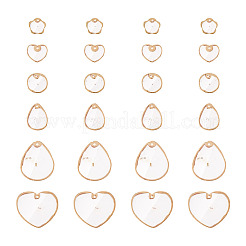 24 шт. 6 стильные подвески из натуральной оболочки capiz&nbsp;SSHEL-TA0001-06