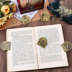 Porta libros de latón&nbsp;AJEW-WH20138-028