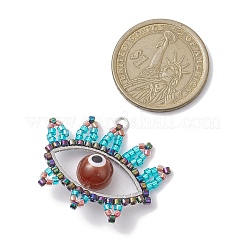 Подвеска из стекла и лэмпворка&nbsp;PALLOY-MZ00242-01