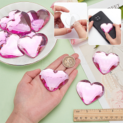 10 Stück Acryl-Strass-Cabochons mit flacher Rückseite&nbsp;OACR-FG0001-22A