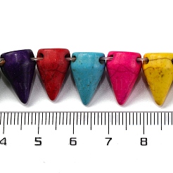 Синтетических нитей бирюзовые бусы G-C147-15A