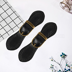 Вырезанная полая 2шт кожаная пряжка-тогл&nbsp;AJEW-CL0001-26A