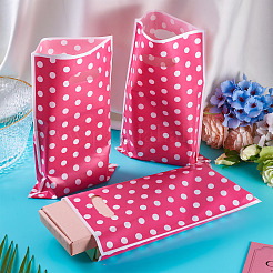 Bolsas de embalaje de plástico PET con lunares y asa troquelada&nbsp;ABAG-TADJ0002-001B