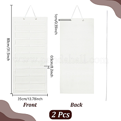 Sac de rangement suspendu en feutre pour accessoires de cheveux&nbsp;HJEW-WH0063-032