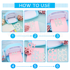 Углеродистая сталь разрезает трафареты DIY-WH0309-303