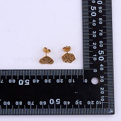 18 шт. 9 шт. фурнитура для сережек-гвоздиков из нержавеющей стали 304&nbsp;STAS-SZ0002-88