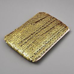 10 ярд эластичной отделки из полиэстера с блестками&nbsp;OCOR-WH0090-014A