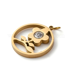 Подвески из нержавеющей стали 316 со стразами STAS-K258-39D-G