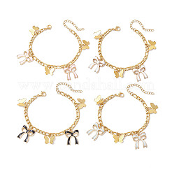 Браслеты-цепочки Figaro из нержавеющей стали 304 BJEW-JB11604