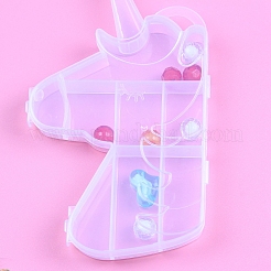 8 пластиковая коробка-органайзер в форме единорога&nbsp;LS-ANIM-PW0001-114