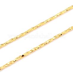 Позолоченные ожерелья из змеиной цепи из оловянного сплава NJEW-BB10181-18