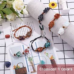 12шт регулируемый плетеный нейлоновый шнур макраме мешочек изготовление браслета&nbsp;AJEW-SW00010-02