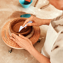 6 шт. 6 стиля акриловой глины клиновидная доска DIY-FG0008-19