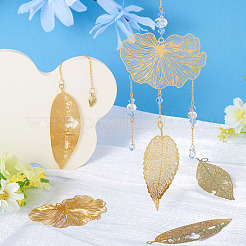 16 шт. 4 стиля латунных филигранных больших подвесок&nbsp;KKC-TA0001-04