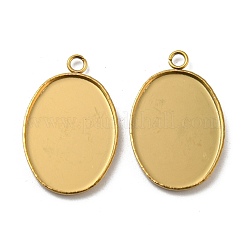 Ионное покрытие (ip) нержавеющая сталь 304 подвеска кабошон оправа STAS-H378-06G