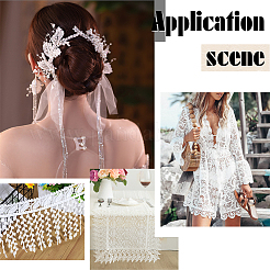 7.5 ярд полиэстеровой отделки в виде листьев с кисточками OCOR-WR0001-34