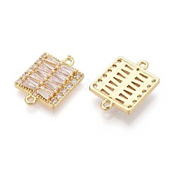 Латунные подвески из прозрачного кубического циркония&nbsp;KK-N284-06G