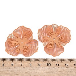 Capuchons de perles en fer peints au pistolet&nbsp;IFIN-Z004-02D