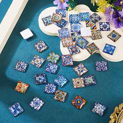 Кабошоны из стекла&nbsp;GLAA-PJ0001-07B