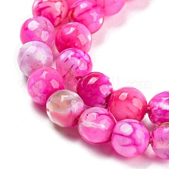 Природные Агат бисера нити&nbsp;G-G882-6mm-C01-7