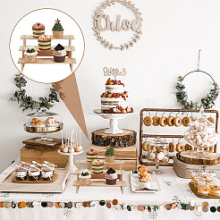 3-ярусная деревянная подставка для показа игрушек ODIS-WH0329-66C