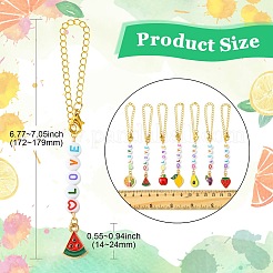 12 шт. подвеска из сплава эмали и акрила&nbsp;HJEW-CJ00055