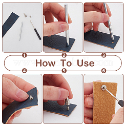 120 шт. набор заклепок из сплава 12 стилей FIND-WR0011-56P