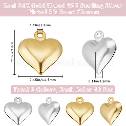 Charms in ottone 80 pz 2 colori&nbsp;KK-BBC0016-56