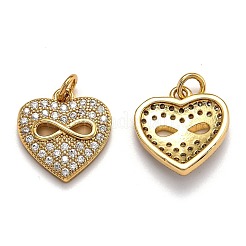 Латунные микро проложить кубического циркония подвески&nbsp;ZIRC-O039-19G