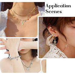 18шт 9 стиля латунные микропаве прозрачные подвески с кубическим цирконием&nbsp;KK-TA0001-10