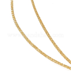 Изготовление ожерелья из регулируемого полиэфирного шнура&nbsp;AJEW-JB01379-01