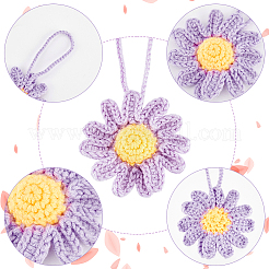 2 шт. хлопчатобумажные плетеные подвесные украшения&nbsp;FIND-FG0002-17A