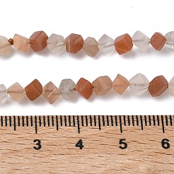 Натуральный лунный камень бисер нитей&nbsp;G-L650-M01-01