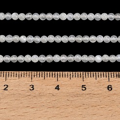 Natürlichen weißen Mondstein Perlen Stränge&nbsp;GG-CBA4399-B03-02