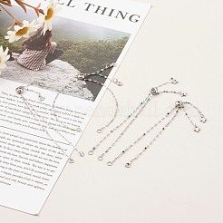 Регулируемые браслеты из нержавеющей стали AJEW-JB00990