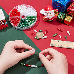 210 шт. 6 стиля пластик АБС имитация жемчуга MACR-AR0001-28