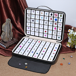 Organizer-Boxen aus losem PU-Leder mit Diamanten&nbsp;CON-WH0085-188B
