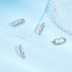 6 шт. латунные застежки-усилители в виде арахиса&nbsp;KK-CA0002-01P