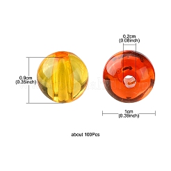 Transparente Acryl Perlen&nbsp;MACR-YW0002-72B