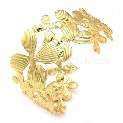 Браслеты-манжеты из нержавеющей стали 304 для женщин BJEW-U019-01G