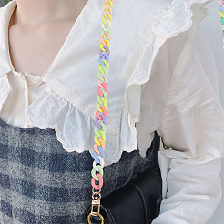 2 Stück 2 Stile undurchsichtige Taschengurte aus Acryl im Jelly-Stil&nbsp;DIY-WR0002-49
