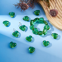 30 шт. Прозрачные акриловые бусины MACR-DC0001-18