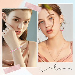 600шт 3 цвета непрозрачные акриловые бусины&nbsp;MACR-SP0001-23A