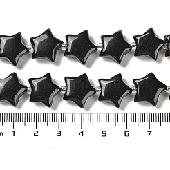 Натуральный черный обсидиан бисер пряди G-NH0005-022