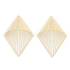 Стеллаж покрытие латунь филигрань большие подвески KKC-T001-54KC