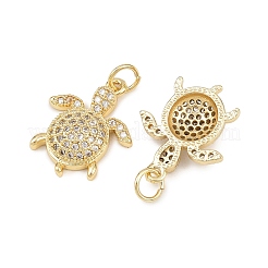 Латунные микро проложить кубического циркония подвески&nbsp;KK-H093-17A-G