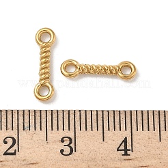 Подвески-шармы из нержавеющей стали 304 с витыми стержнями&nbsp;STAS-L300-002G